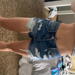 American Eagle Vintage Festival jean shorts